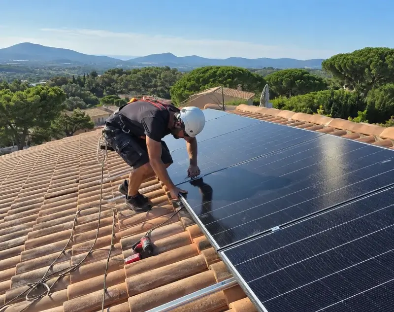 Installateur panneaux solaires Saint-Bénézet — pose photovoltaïque sur toiture