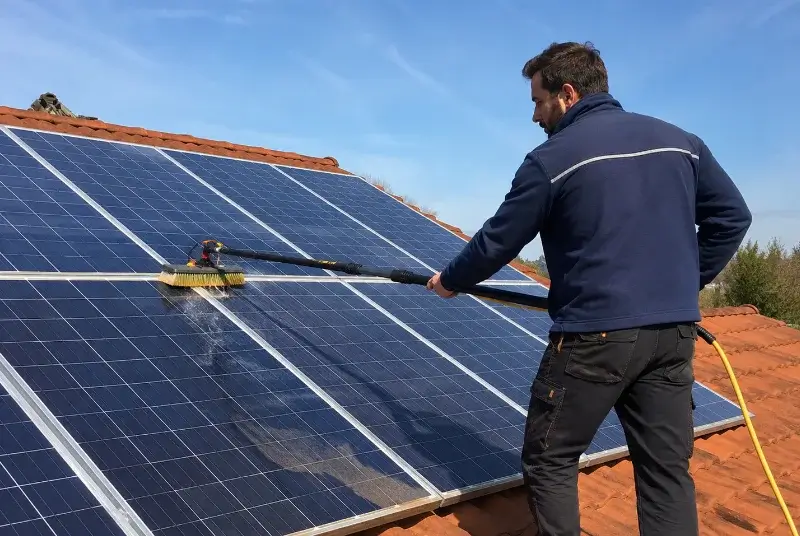 Nettoyage et entretien de panneaux solaires à Saint-Bénézet