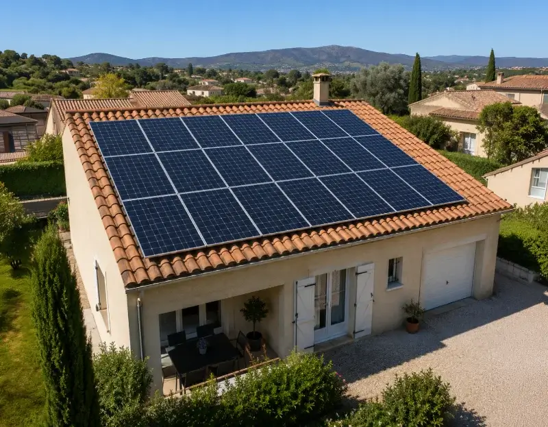 Prime à l'autoconsommation panneaux solaires Saint-Bénézet — aide financière de l'État